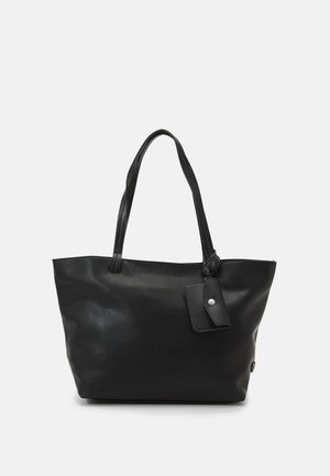 RUBIANA ZIP SHOPPER M - Tote bag - black