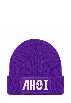 AHOI PATCH - Beanie - violett