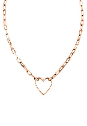 Necklace - rose gold-coloured