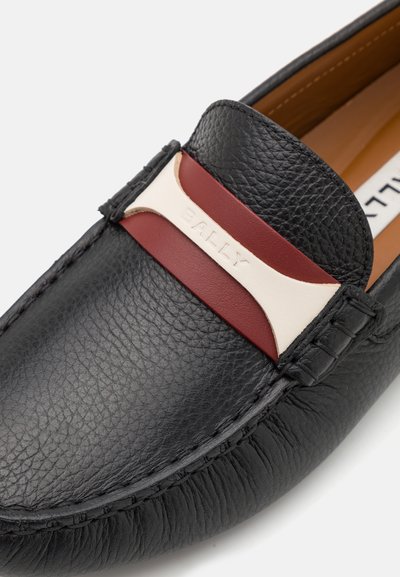 Bally KRISTY - Mokkasiinit - black/bright red/bone