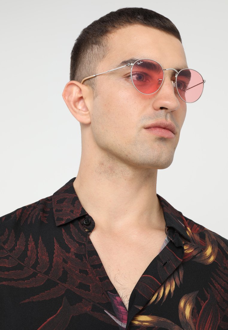 Ray-Ban ROUND METAL - Zonnebril - silver-coloured/zilverkleurig - Zalando.nl