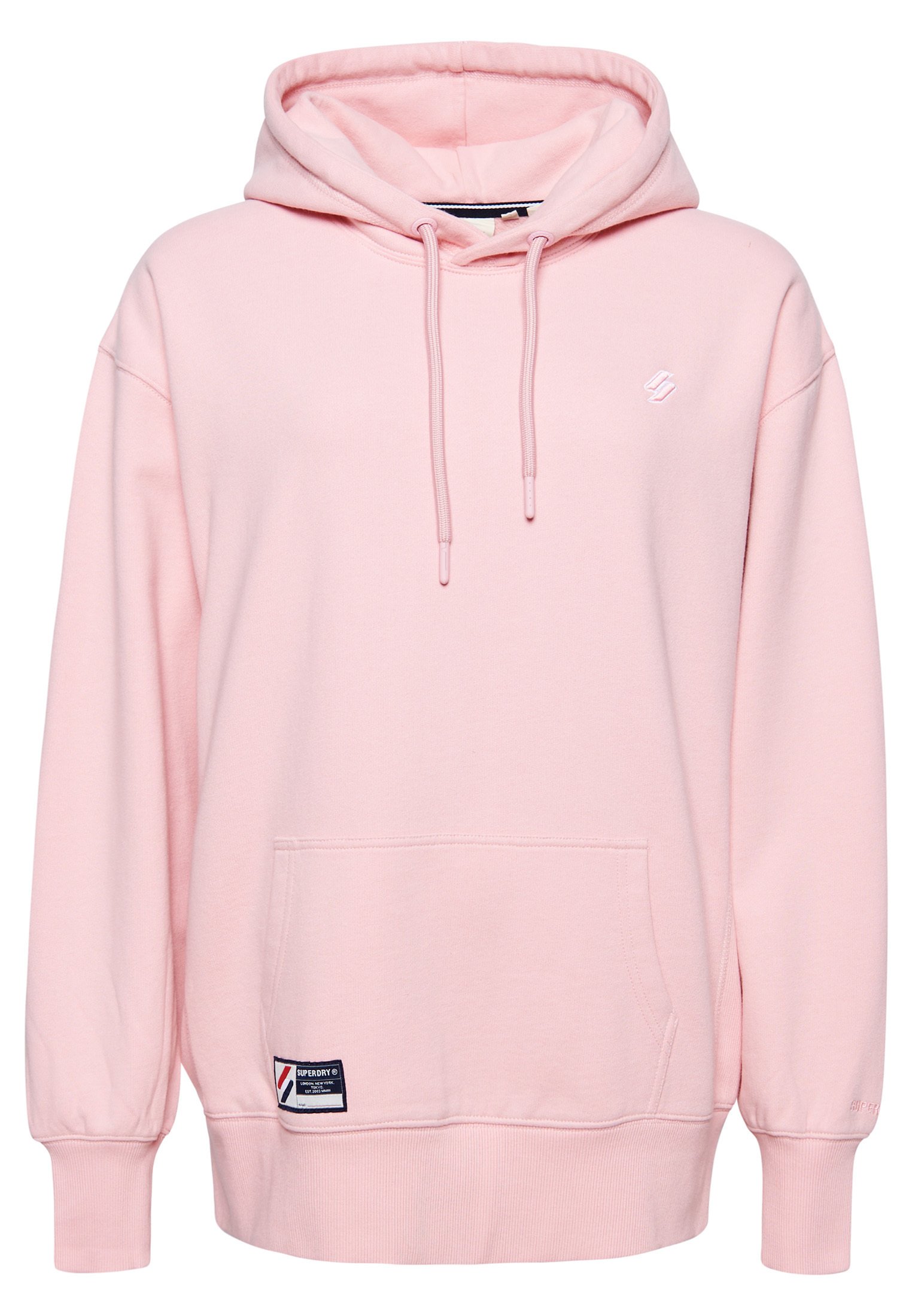 superdry mens pink hoodie