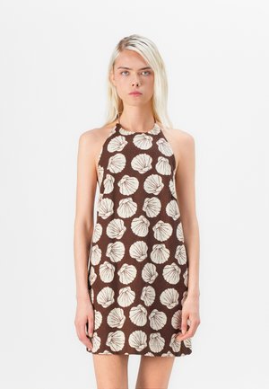 HIGH NECK SHORT DRESS - Vestito casual - -