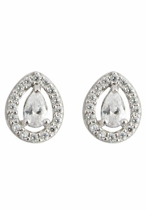 HALO TEARDROP STUD - REGULAR FIT - Uhani - silver coloured
