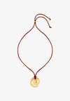STATEMENT SPIRAL CORD ADJUSTABLE NECKLACE - Κολιέ - brown/gold-coloured