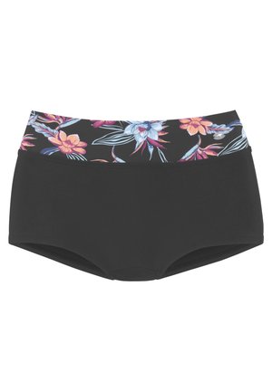 Bikini-Hose - schwarz bedruckt
