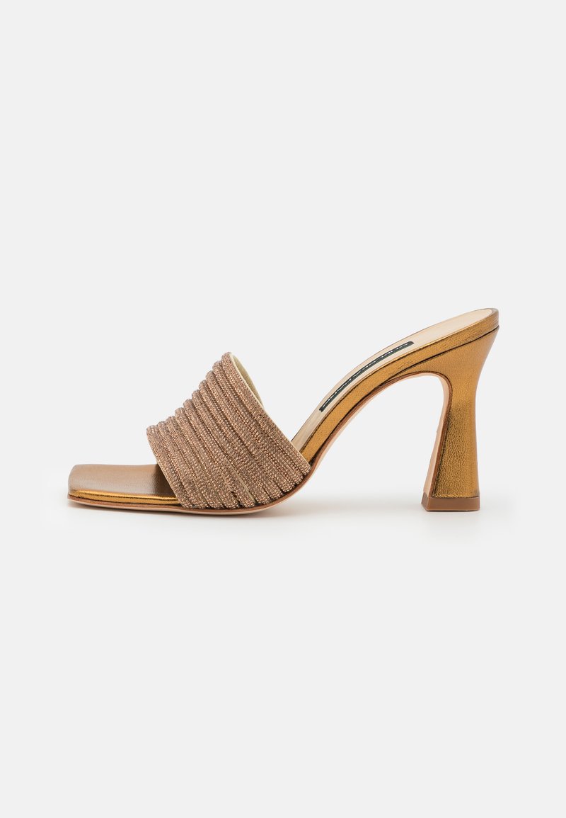 Chelsea Paris Muiltjes met hak brons