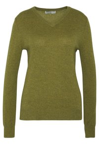 pure cashmere Jersey de punto - green