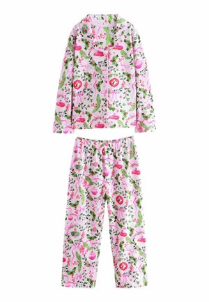 Next REGULAR FIT - CHRISTMAS BUTTON 1 PACK - Nattplagg set - pink green