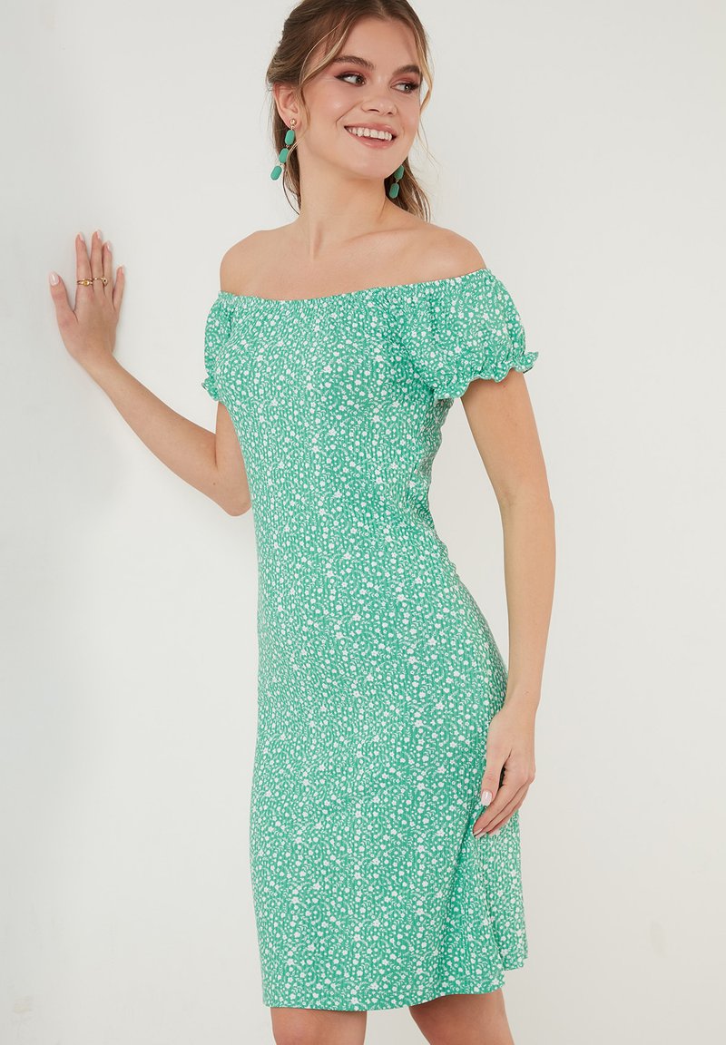 LELA REGULAR FIT - Shift dress - light green - Zalando.ie
