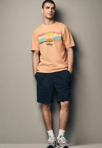Next LICENSE REGULAR - T-shirts print - beach boys orange