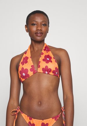 We Are We Wear ECO CLEO CROSS FRONT - Πάνω μέρος μπικίνι - orange