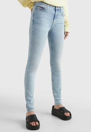 MID RISE SKINNY FADED  - Jeans Skinny Fit - denim light