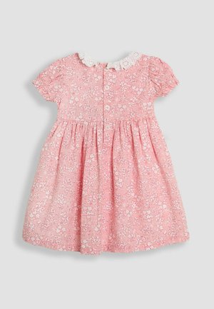 JoJo Maman Bébé REGULAR FIT - FLORAL SMOCKED  SET - Jurk - pink garden