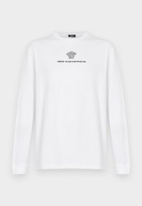 COMPACT MEDUSA BRANDING EMBROIDERY - Long sleeved top - optical white