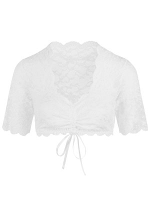 Nina von C. DIRNDL HALBARM - Bluse - Weiß