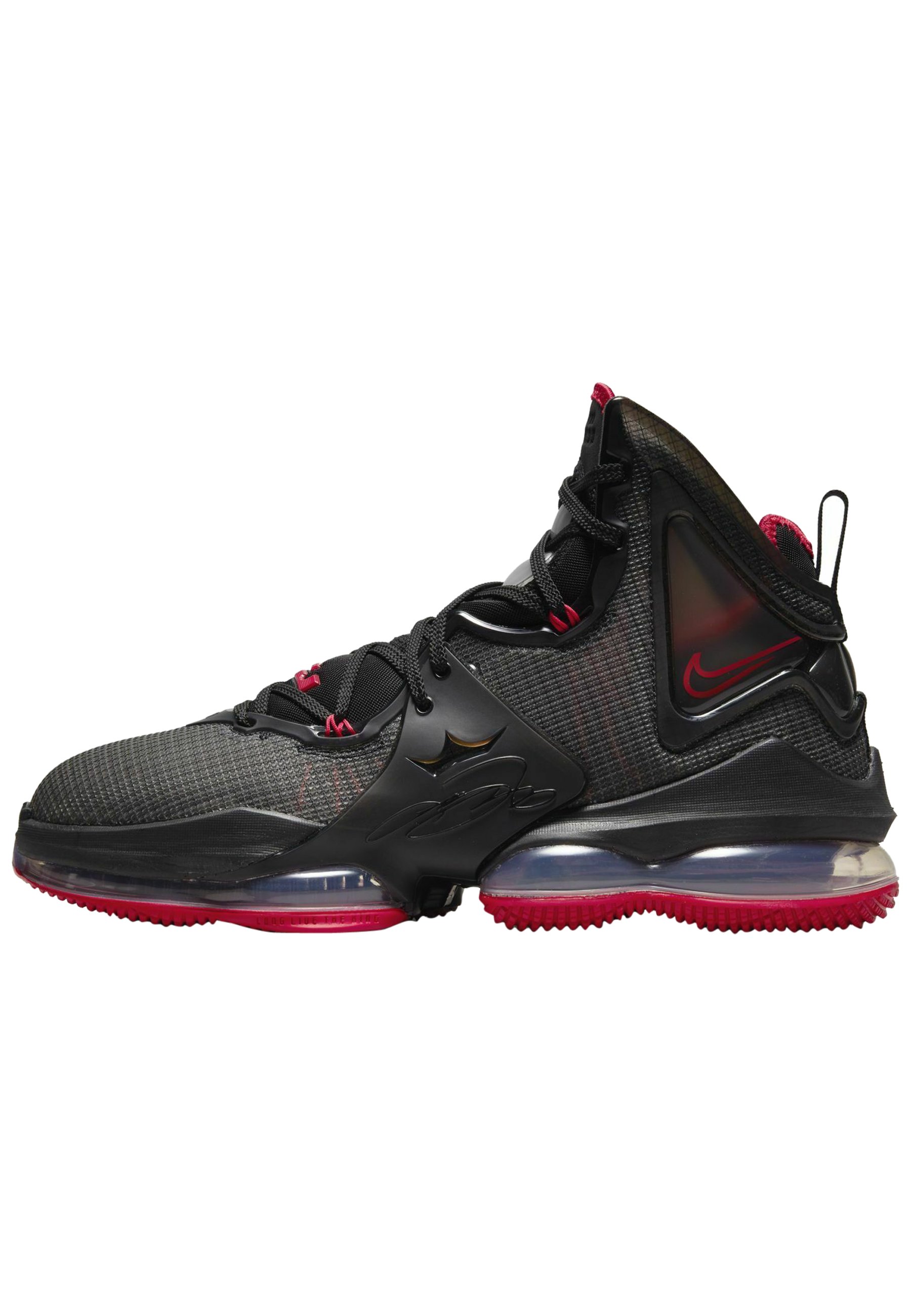 Nike LEBRON - Basketsko - black university red black/sort - Zalando.dk