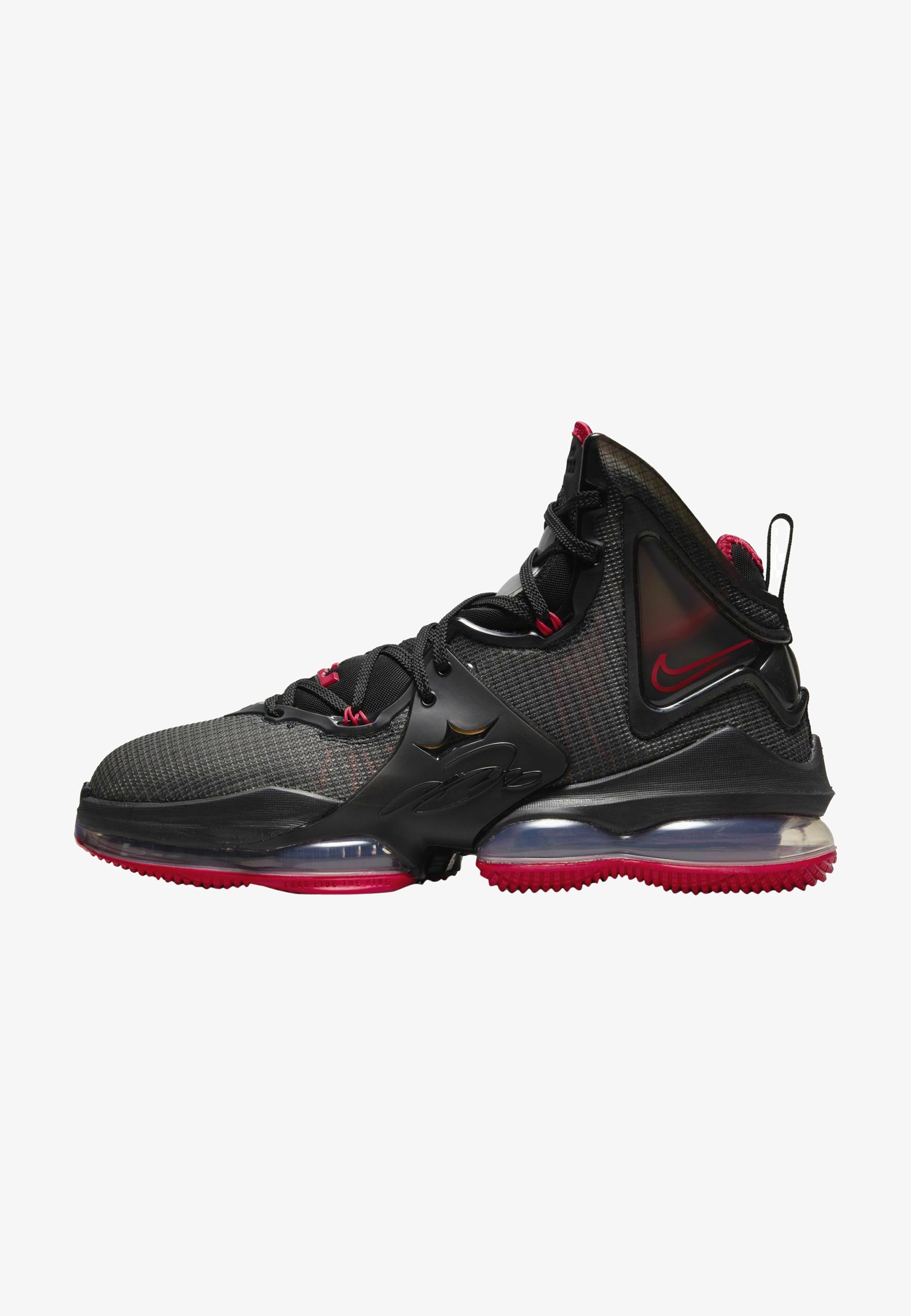 Nike Performance LEBRON - Basketbalschoenen - black university red  black/zwart - Zalando.nl lebron 18 zalando