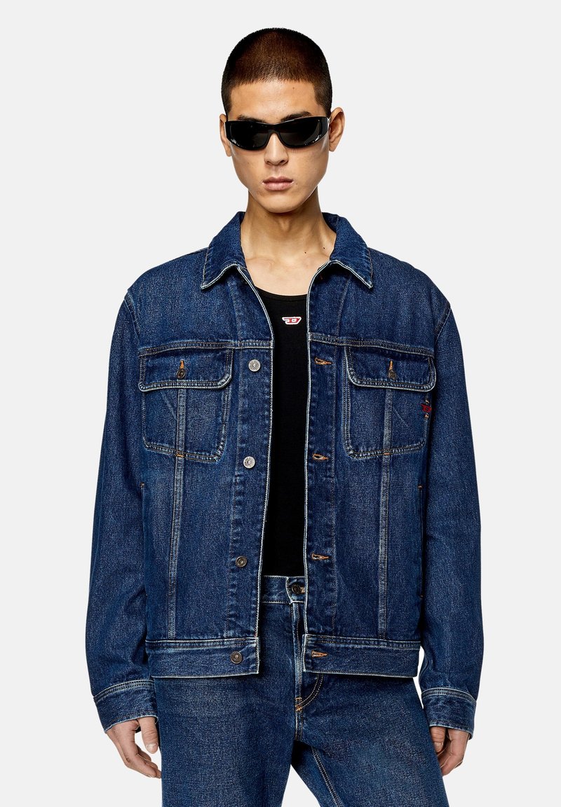 Diesel D-BARCY - Denim jacket - dark blue/blue denim - Zalando.de