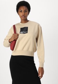 Karl Lagerfeld Jeans SWEATSHIRT - Sudadera - safari