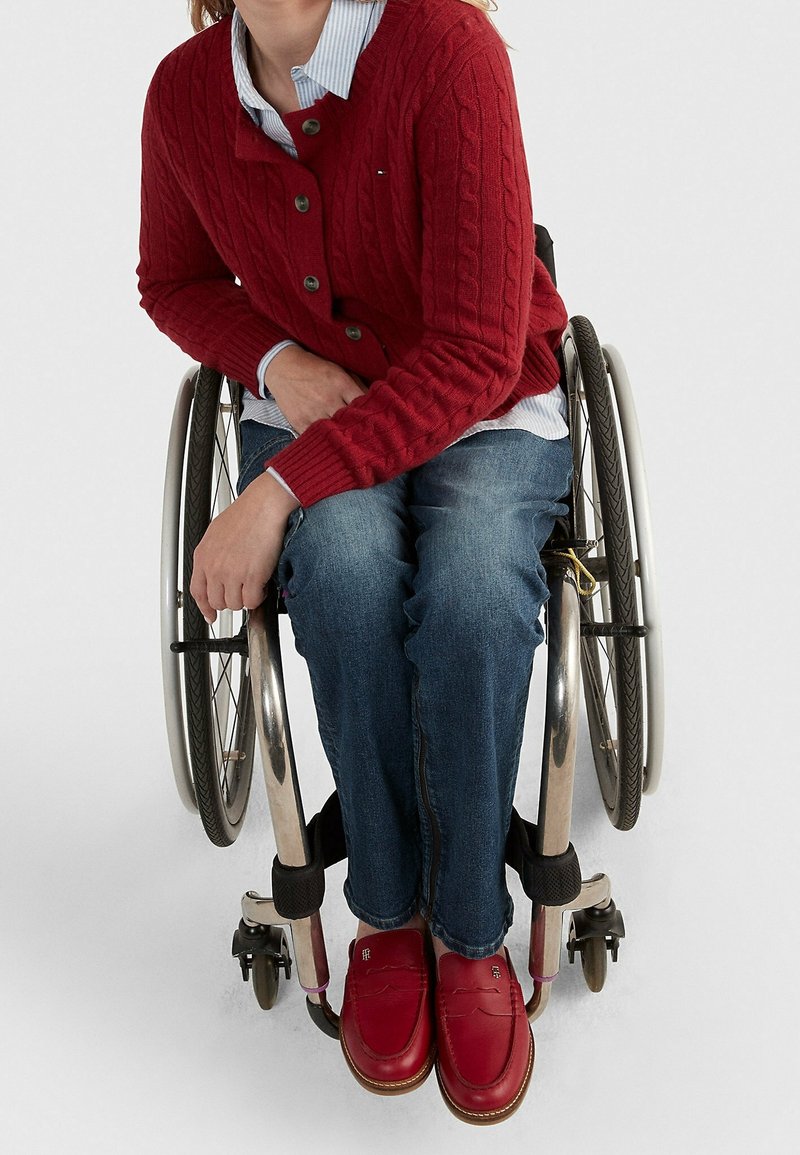 Tommy Hilfiger Chaqueta de punto - dark red