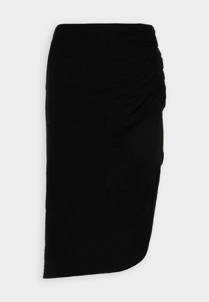 Pieces, PCSTINA HIGH SLIT SKIRT - Uska suknja - black