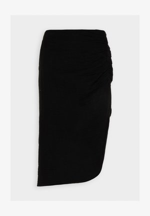 Pieces, PCSTINA HIGH SLIT SKIRT - Uska suknja - black