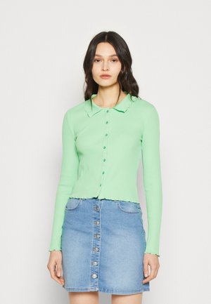 Pieces PCTEGAN CARDIGAN - Ζακέτα - summer green