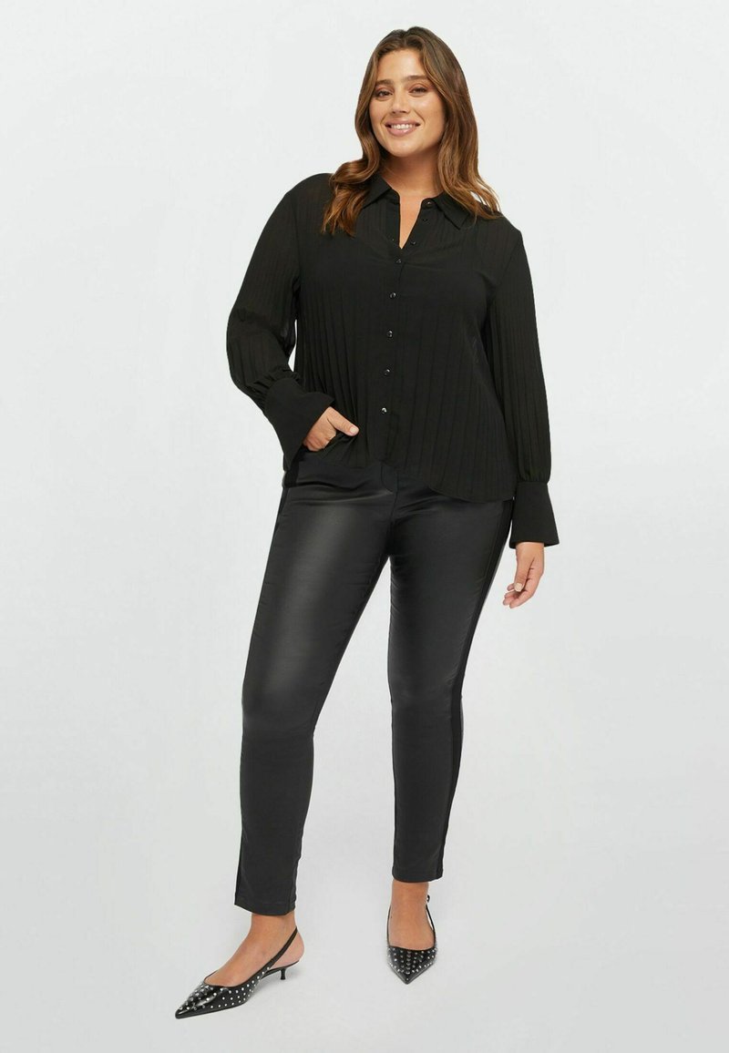 Fiorella Rubino Button-down blouse nero/black Zalando