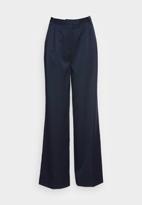 MOORE PLEATED PANTS - Calças - night sky