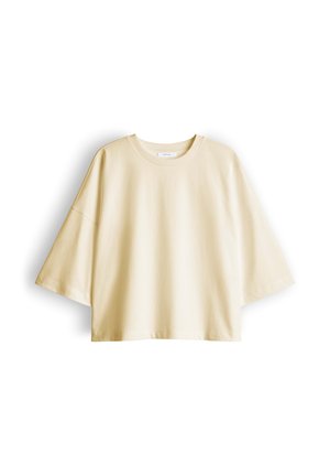 OPUS, RELAXED CRINKLE FLOW - T-shirt basique - honey butter