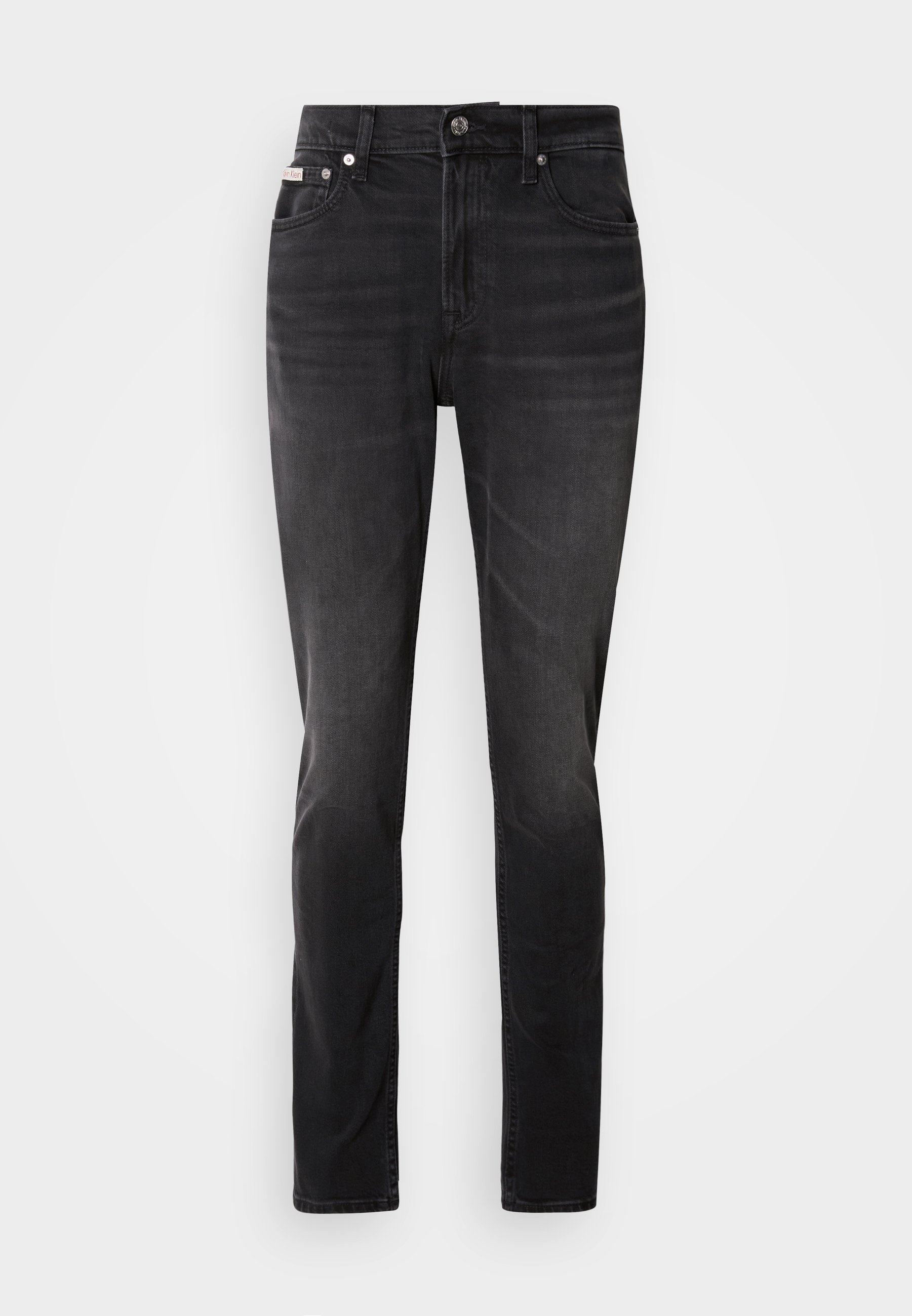 Calvin Klein Jeans SLIM TAPER OIL SLICK - Zúžené džíny - essential black
