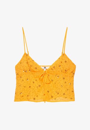PULL&BEAR, SEQUIN - TOP - Top - orange