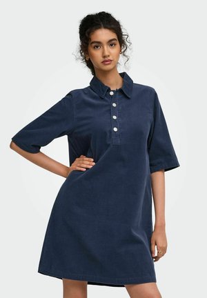 ONLY, DRESS ONLGRY-NESSA CORDUROY SHORT DRESS - Robe chemise - navy blazer