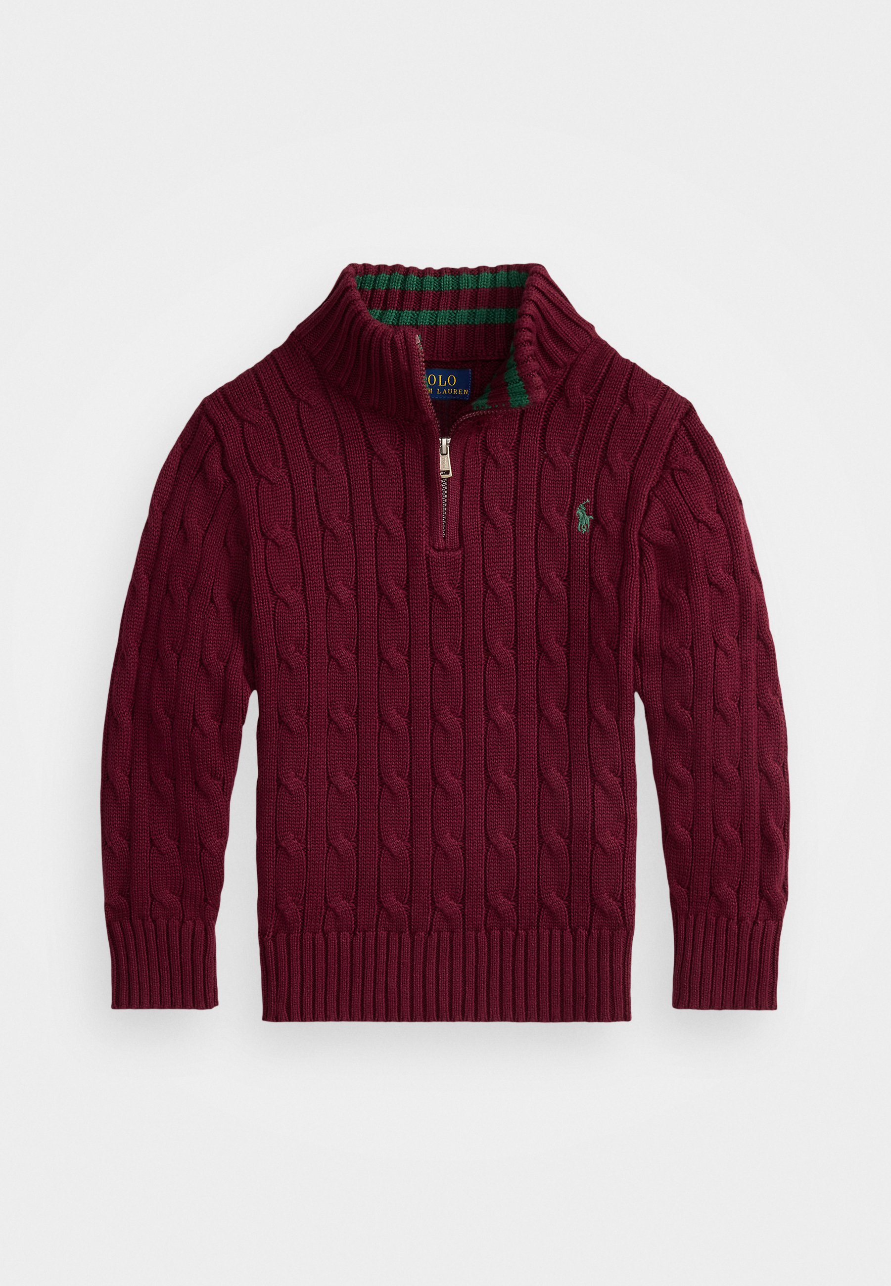 Polo Ralph Lauren CABLE KNIT COTTON QUARTER-ZIP JUMPER