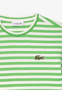 Lacoste T-shirt con stampa - blanc   vert irg