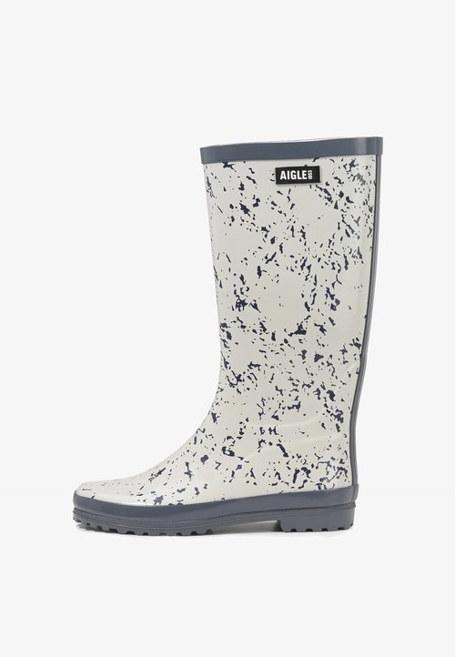 Bottes De Pluie En Caoutchouc Pour Femme - Bottes Longues Élégantes Extérieur Toutes Saisons