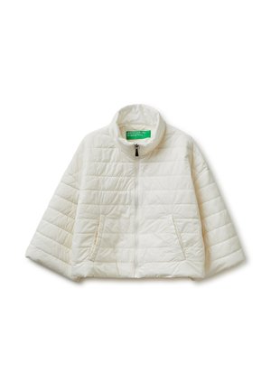 United Colors of Benetton LIGHTWEIGHT PADDED JACKET WITH 3/4 SLEEVES - Chaqueta de entretiempo - white