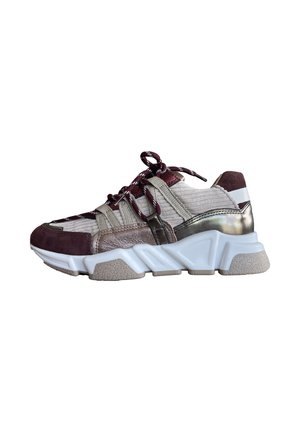 LOS ANGELES - Sneakers laag - bordeaux beige