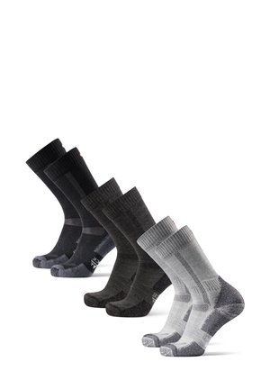 3-PACK  - Chaussettes de sport - black/light grey/dark grey