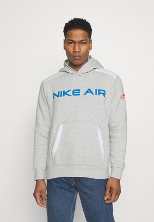 AIR HOODIE - Hoodie - grey heather/summit white/infrared 23