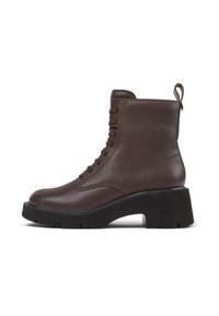 MILAH - Stivaletti con plateau - dunkelbraun