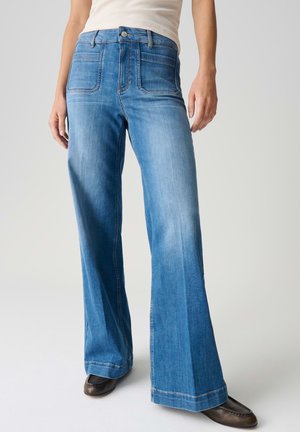 MID  - Flared Jeans - dark shadow blue