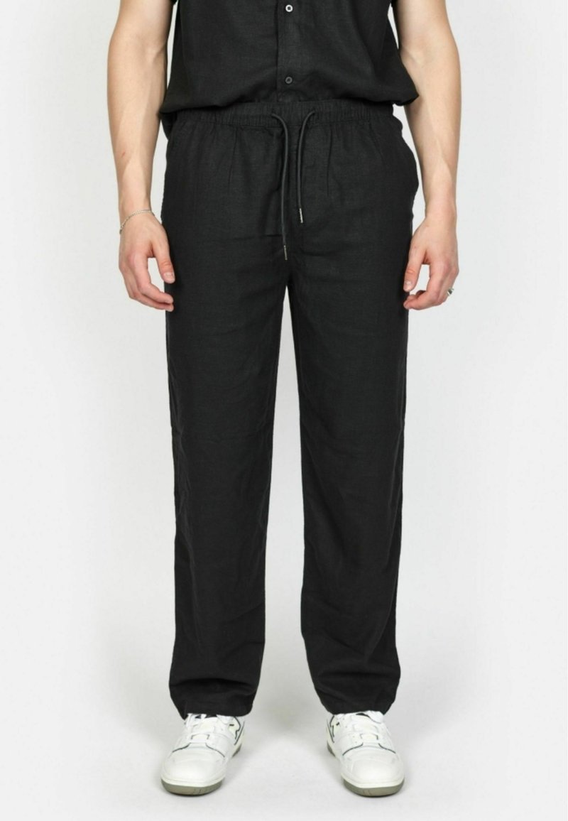 Denim Project DPBAGGY - Housut - black