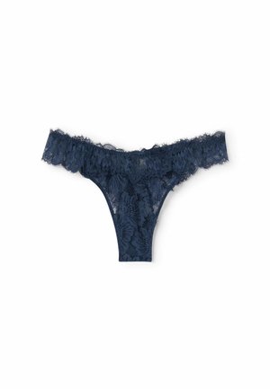Intimissimi, FANCIFUL FLOWERS BRASILIAN - Tanga - blue