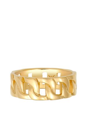 KUZZOI CHUNKY CHAIN - Ring - gold-coloured