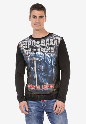 Long sleeved top - black