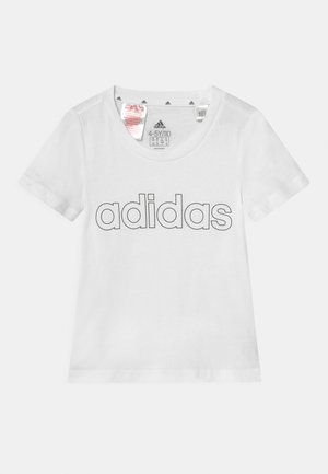 adidas Performance, T-shirt con stampa - white/black