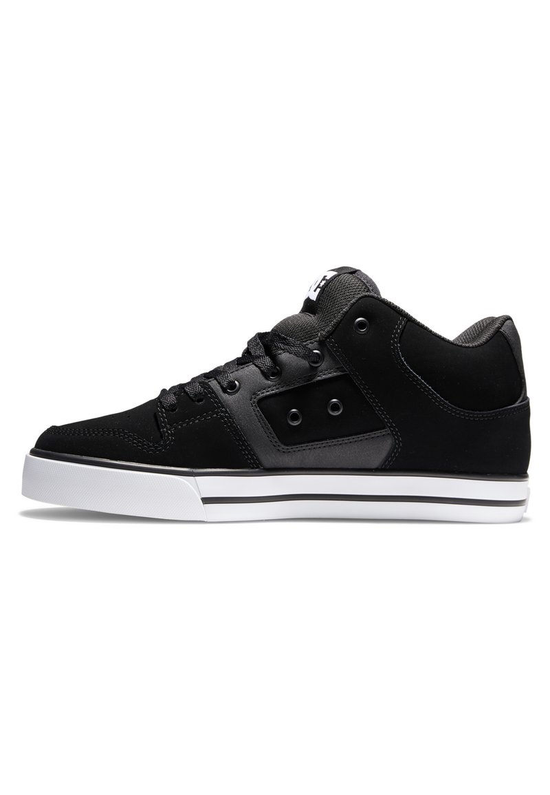 DC Shoes - PURE MID - Sneakers - bkw black white, Förstora