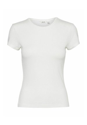 Aware VMINES FIONA O NECK - T-shirt basic - snow white